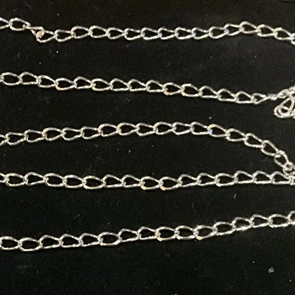 Silver Plated 3x4mm 30 ft Curb Chain for Jewelry Making - Picture 4 of 4
